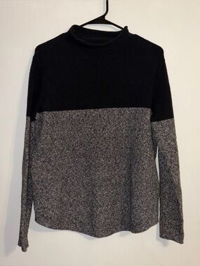 Old Navy Black Knit Mock Neck Sweater